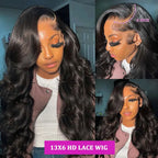 280% Remy Body Wave HD Lace Front Human Hair Wig | Brazilian
