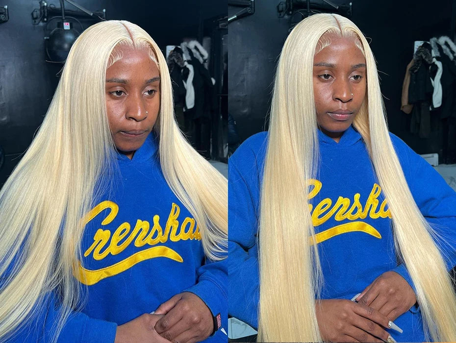 613 Human Hair Lace Front Wig | Straight Transparent