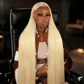 613 Blonde HD Lace Front Human Hair Wig | Straight 30 Inch