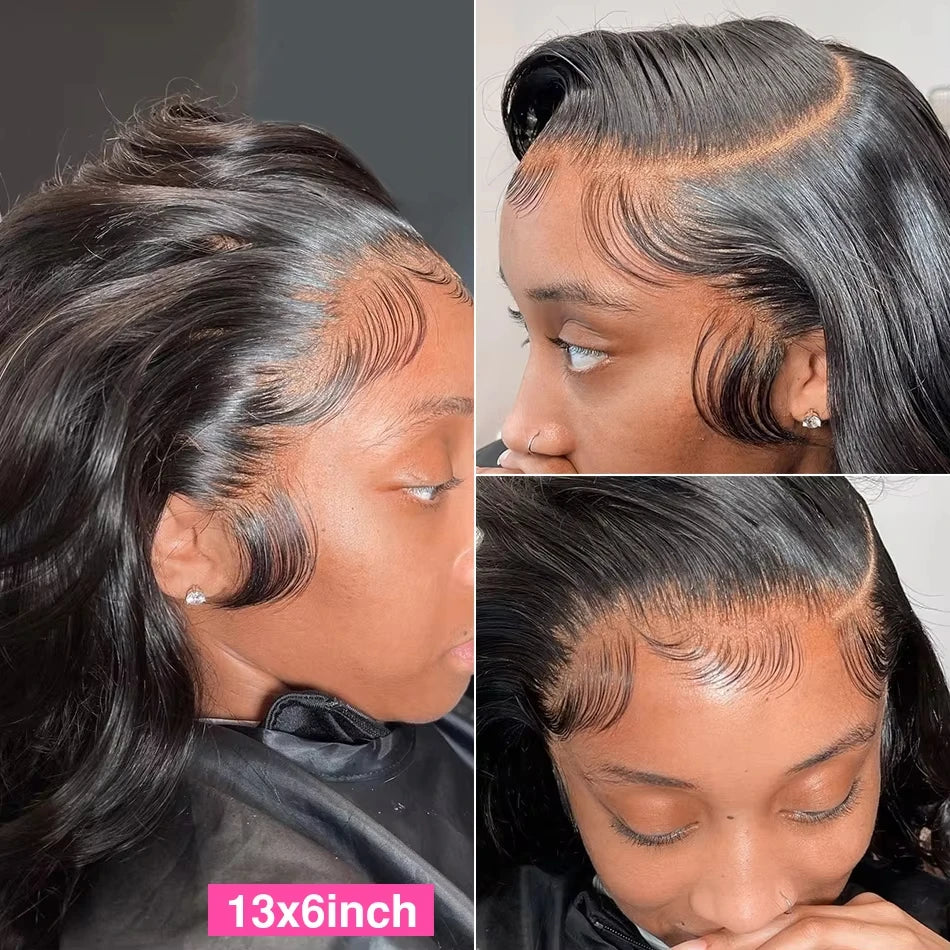 Deep Wave Hd Human Hair Lace Frontal Wig