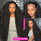 HD Lace Front Human Hair Wig | Deep Wave 250 Density Preplucked