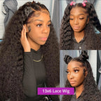 HD Lace Front Human Hair Wig | Deep Wave 250 Density Preplucked