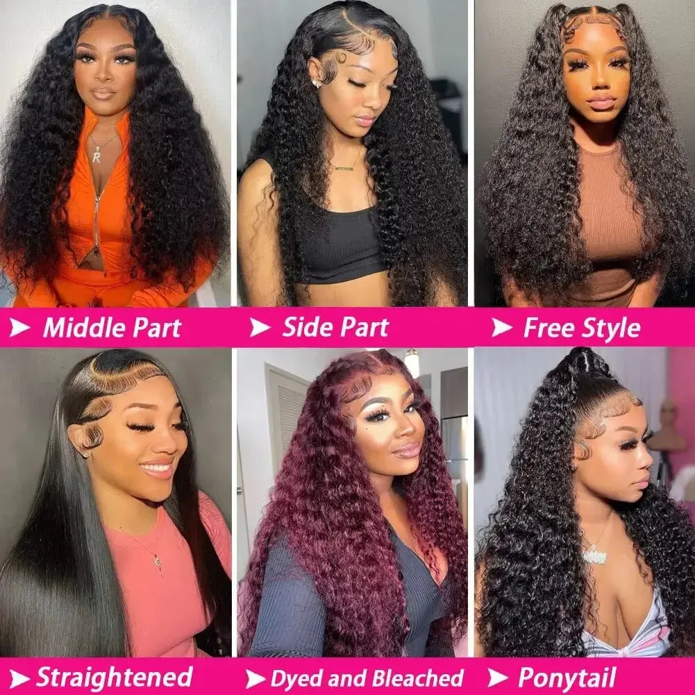 HD Lace Front Human Hair Wig | Deep Wave 250 Density Preplucked