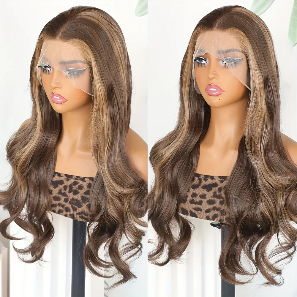 Honey Blonde Ombre Lace Wig | Free Part Body Wave