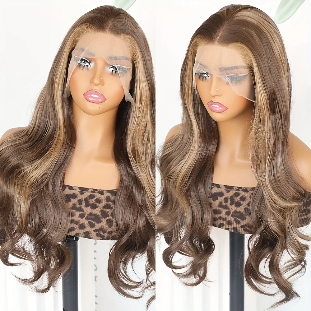 Honey Blonde Ombre Lace Wig | Free Part Body Wave